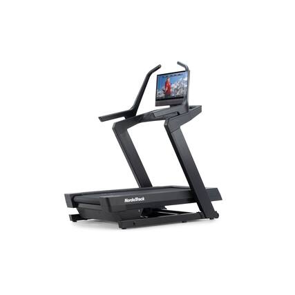 Front. NordicTrack - NordicTrack X24 Treadmill with 40% Incline for Strength and Cardiovascular Health - Black.
