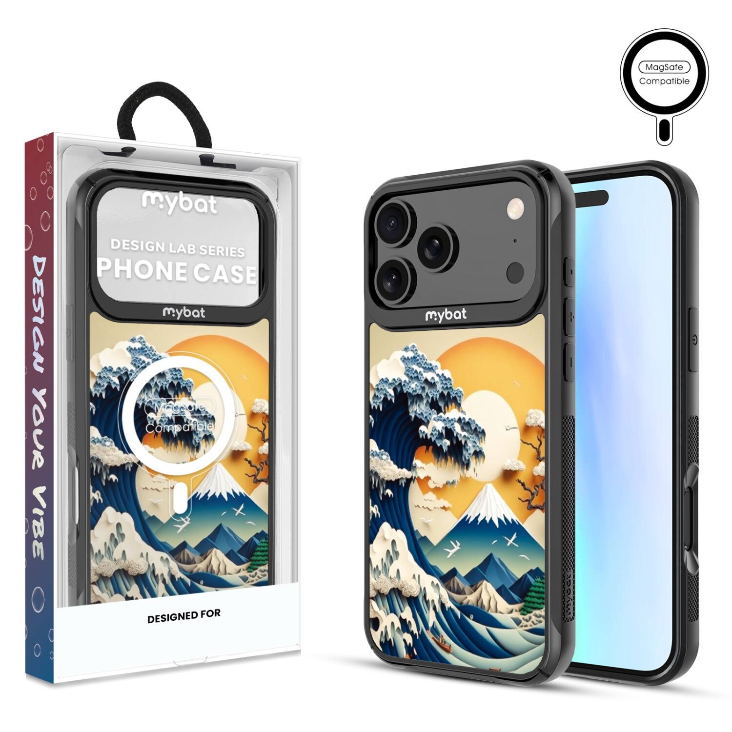 MagSafe Compatible

DESIGN YOUR VIBE

mybat

DESIGN LAB SERIES
PHONE CASE

mybat

DESIGNED FOR

MagSafe Compatible
