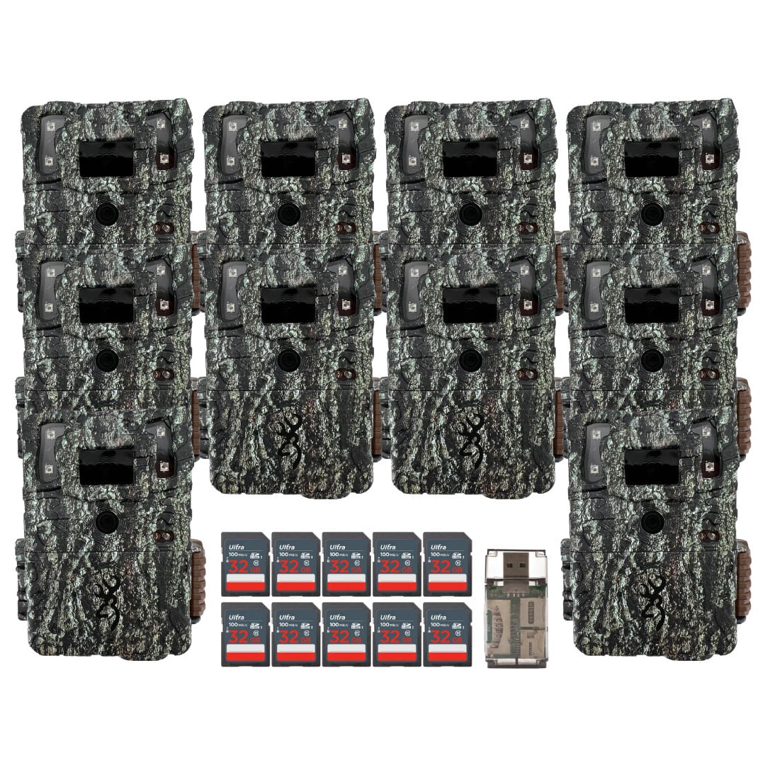Browning - Command Ops Elite 22 Trail Camera w/32 GB Memory Card Bundle (10-Pack)