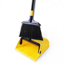 Yocada - Commercial Broom and Dustpan Set with Comb Commercial Outdoor Indoor