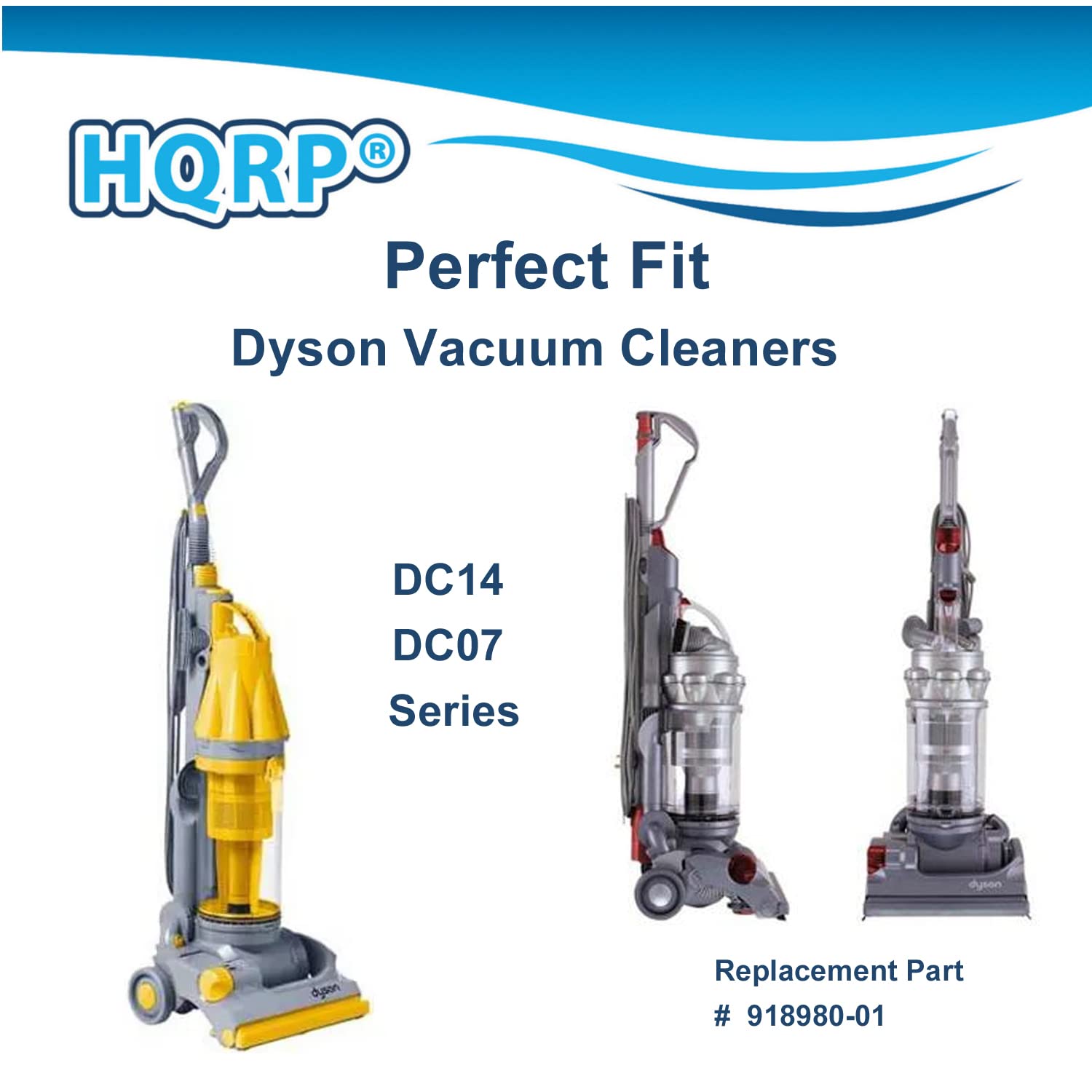 HQRP Perfect Fit Dyson Vacuum Cleaners DC14 DC07 Series Replacement Part # 918980-01