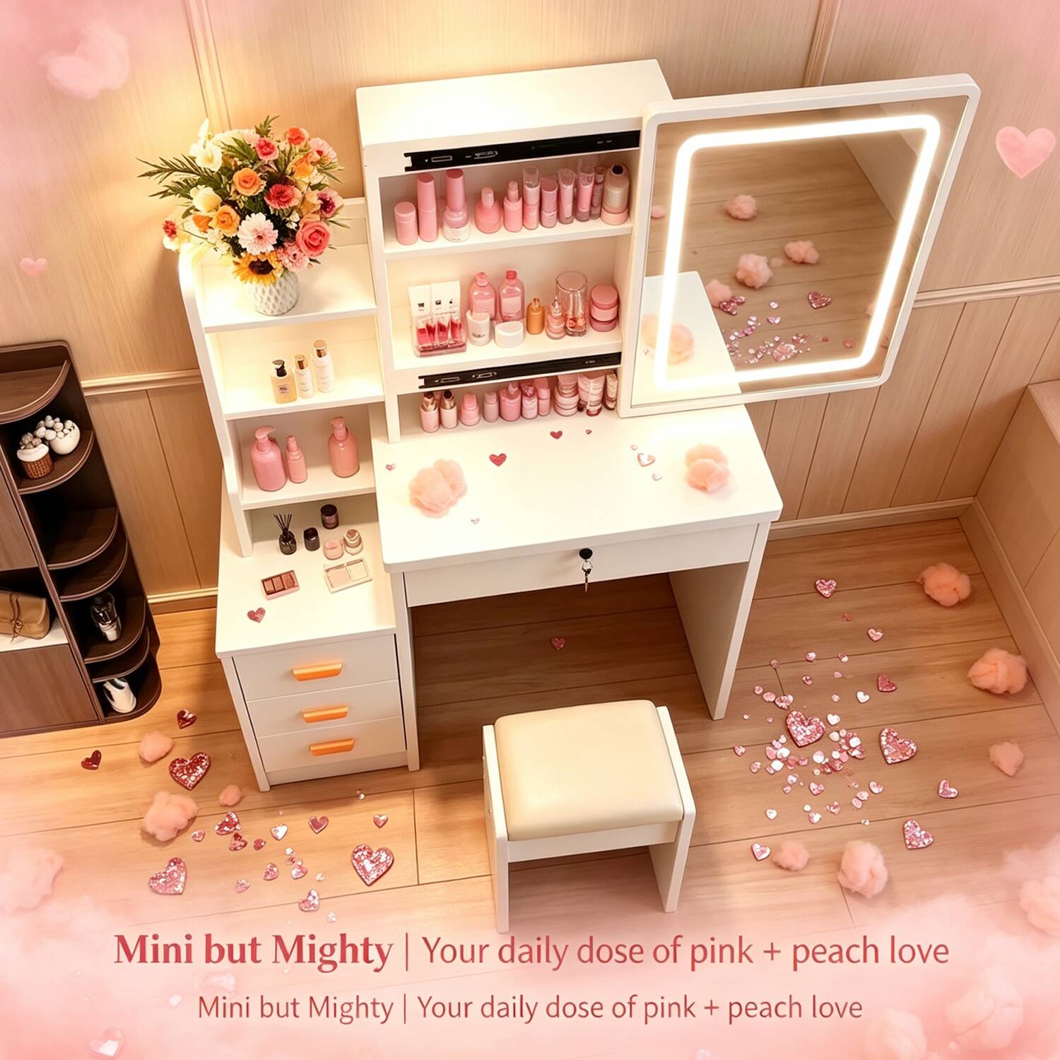 Mini but Mighty | Your daily dose of pink + peach love