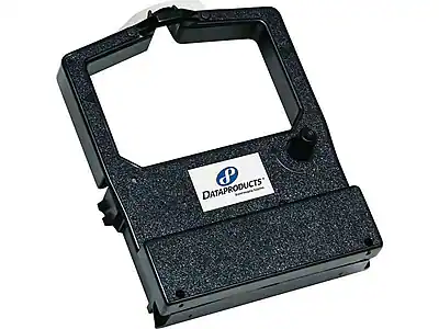 Front. OKI - Microline 590/591 Nylon Ribbon by Dataproducts - Black.