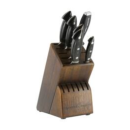 KRAMER by ZWILLING EUROLINE Damascus Collection 7-pc Knife Block Set - Black