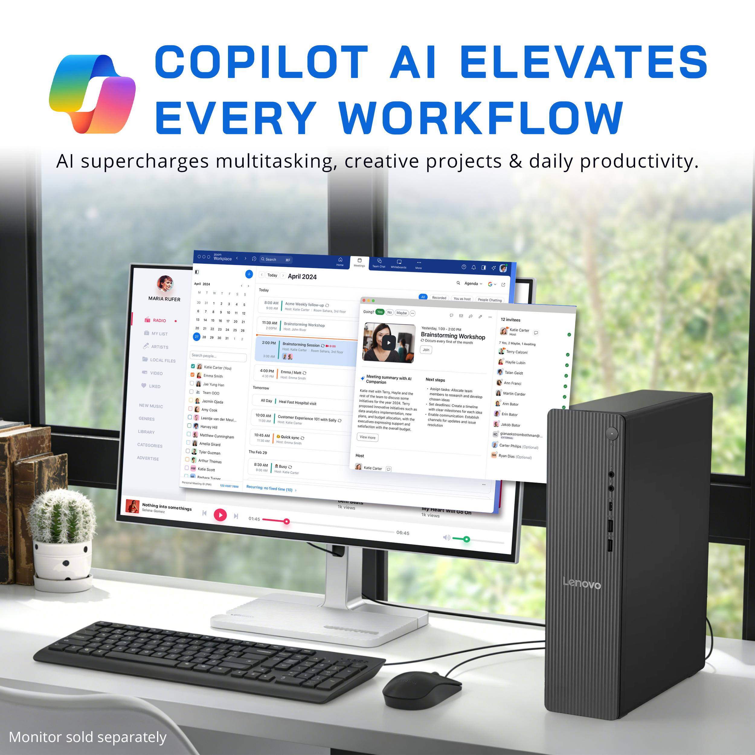 COPILOT AI ELEVATES EVERY WORKFLOW  
AI supercharges multitasking, creative projects & daily productivity.

APP muxicace  
Source  
Today  
April 2024  
Protes  

Ajends  
MARIA RUFER RADO MYUST ARTISTS FLOS VIDEO LIKED XLN MUSIC GENRES LERADY CATIGORIES ADVERTISE  
" - Search Emw 30 del upe Team-000 Cash Calories by 12 100Ther Carningham Ands Grand Cultion YOUT Thines  
ay Apw Relly blone the on How When 30 for Disinstorning Refetop 100% Mest AN 2:00 Brainstorming Semon Carlo seve. for AYOOPS thnu 100 0 Not 200ml THE Timeme 40 5mg na 10:00 a Container Exprelence o or Daily ad Orior 10.45 Are box ince Thake is go by Oped ! - Me  
Recended - or People Dating Story" invitoes Testercle: too 200ml up Brainstorming Workshop Survey Day