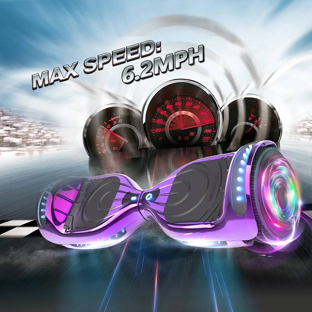 MAX SPEED: 6.2MPH