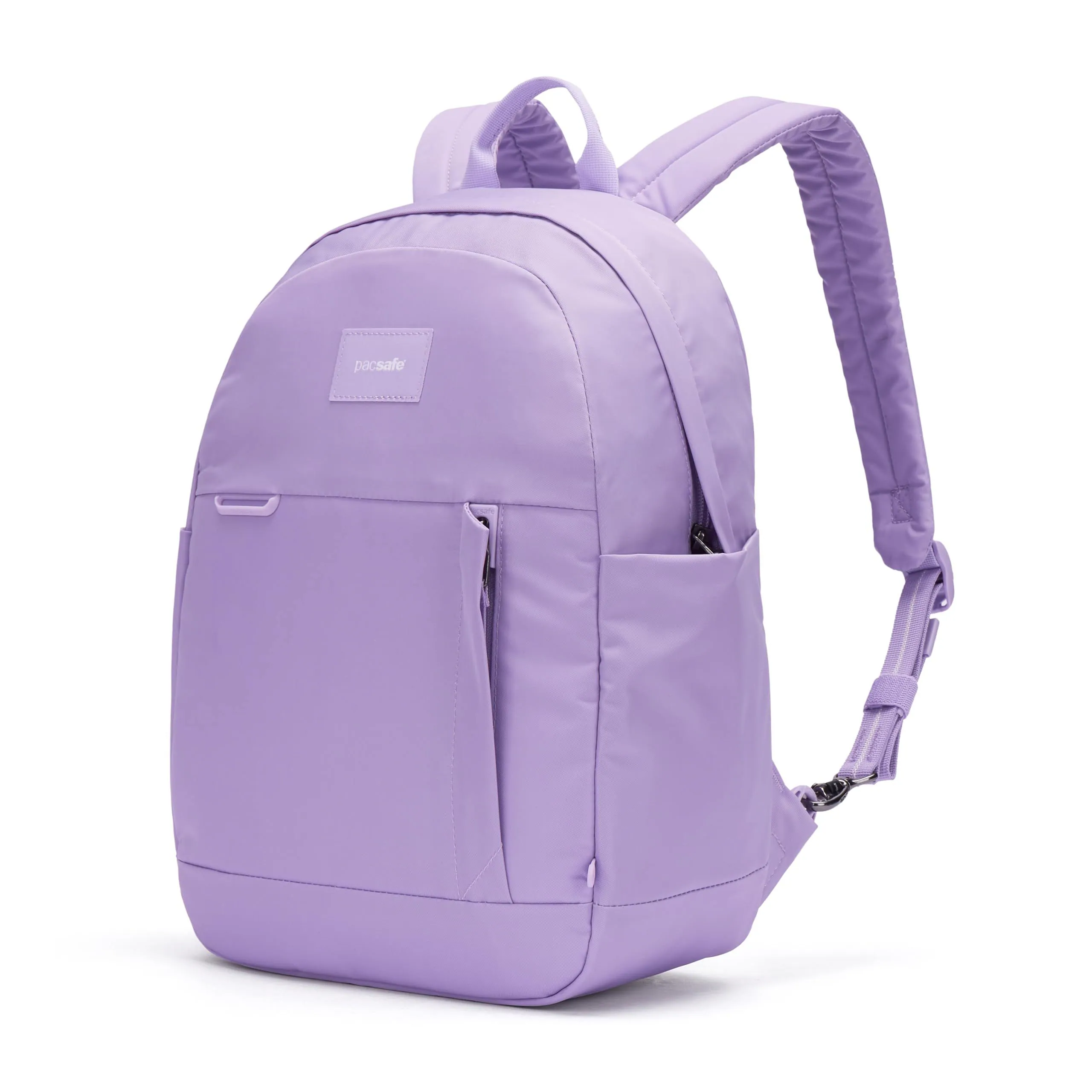 Angle. Pacsafe - GO Anti Theft 15L Backpack - Lavender.