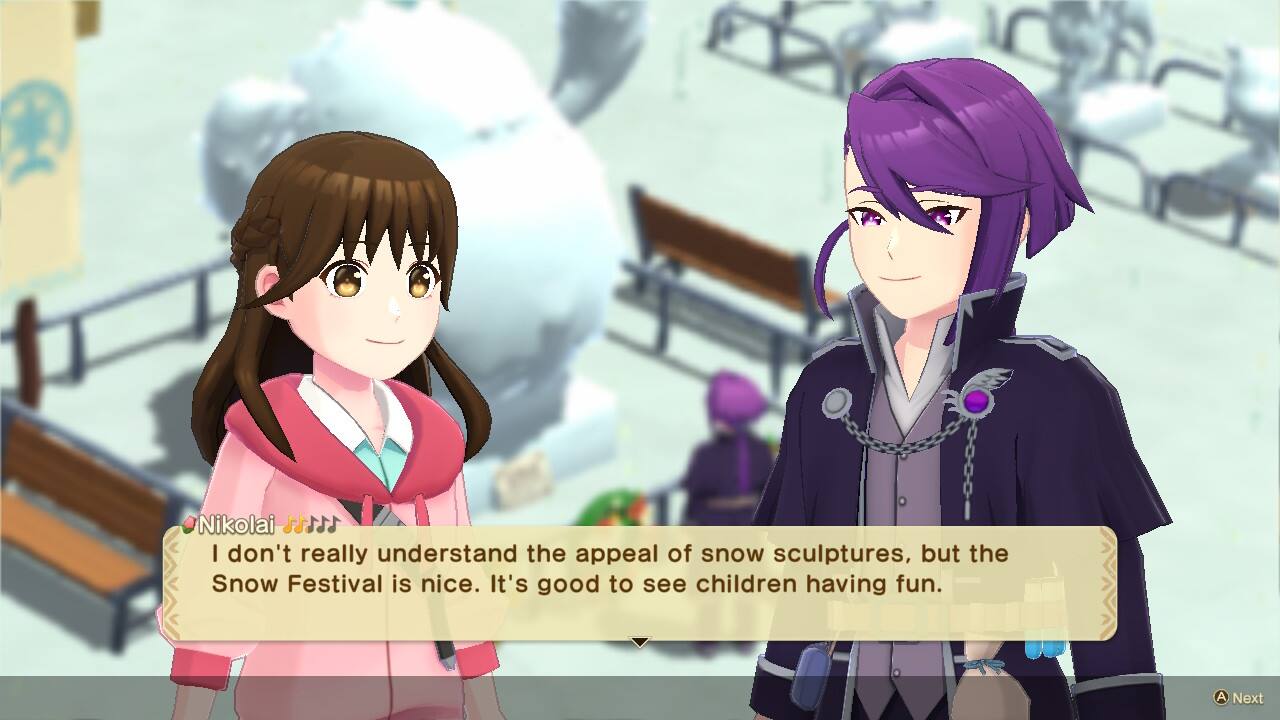 Nikolai  
I don't really understand the appeal of snow sculptures, but the Snow Festival is nice. It's good to see children having fun.