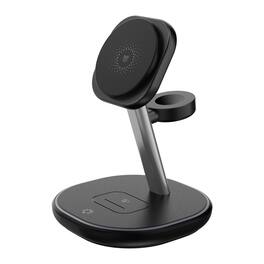 AmpNergy - MagStance 3-in-1 Wireless Charging Stand - Black