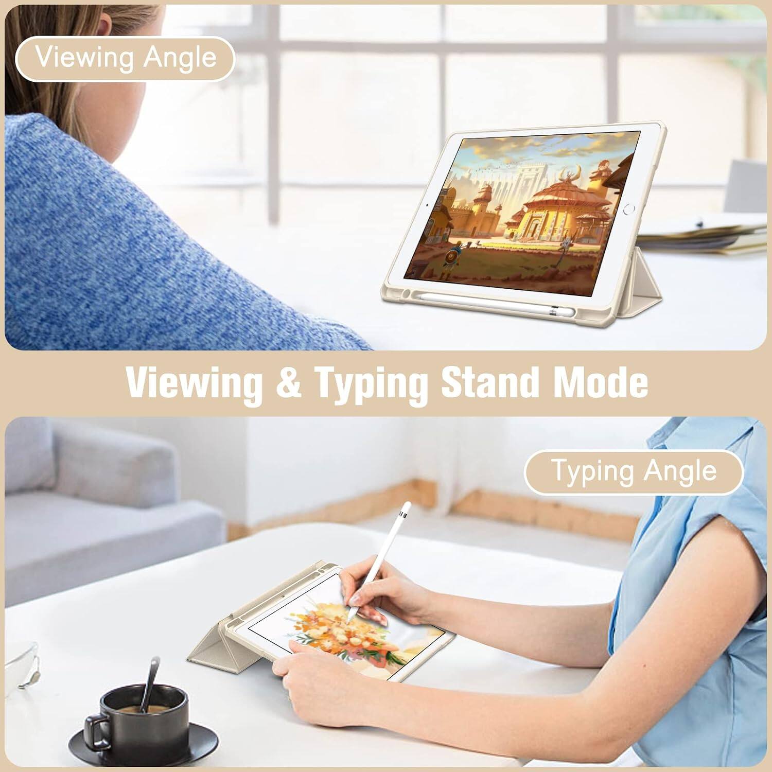 Viewing Angle  
Viewing & Typing Stand Mode  
Typing Angle