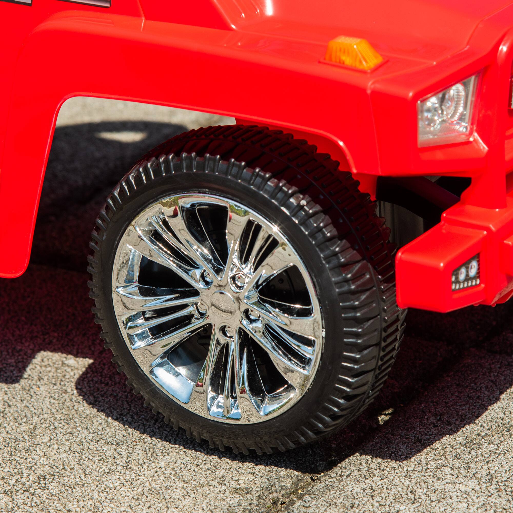 Alt View 5. Aosom - Kids Ride on Push Car, SUV Style Sliding Walking Car, Horn, Music, Working Lights, Storage, Anti-dumping System.