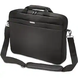 Kensington - LS240 Carrying Case for 10" to 14.4" Notebook - Drop Resistant - Handle, Shoulder Strap, Trolley - Black