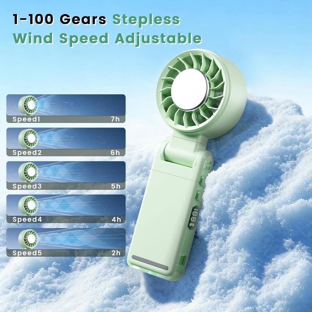 1-100 Gears Stepless Wind Speed Adjustable

Speed1 7h
Speed2 6h
Speed3 5h
Speed4 4h
Speed5 2h