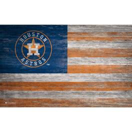 Fan Creations - Houston Astros 11'' x 19'' Distressed Flag Sign - Multicolor