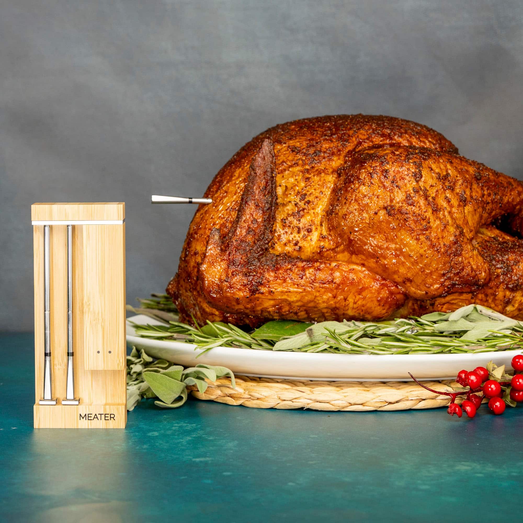 Alt View 1. Traeger Grills - MEATER DUO PRO - Silver.