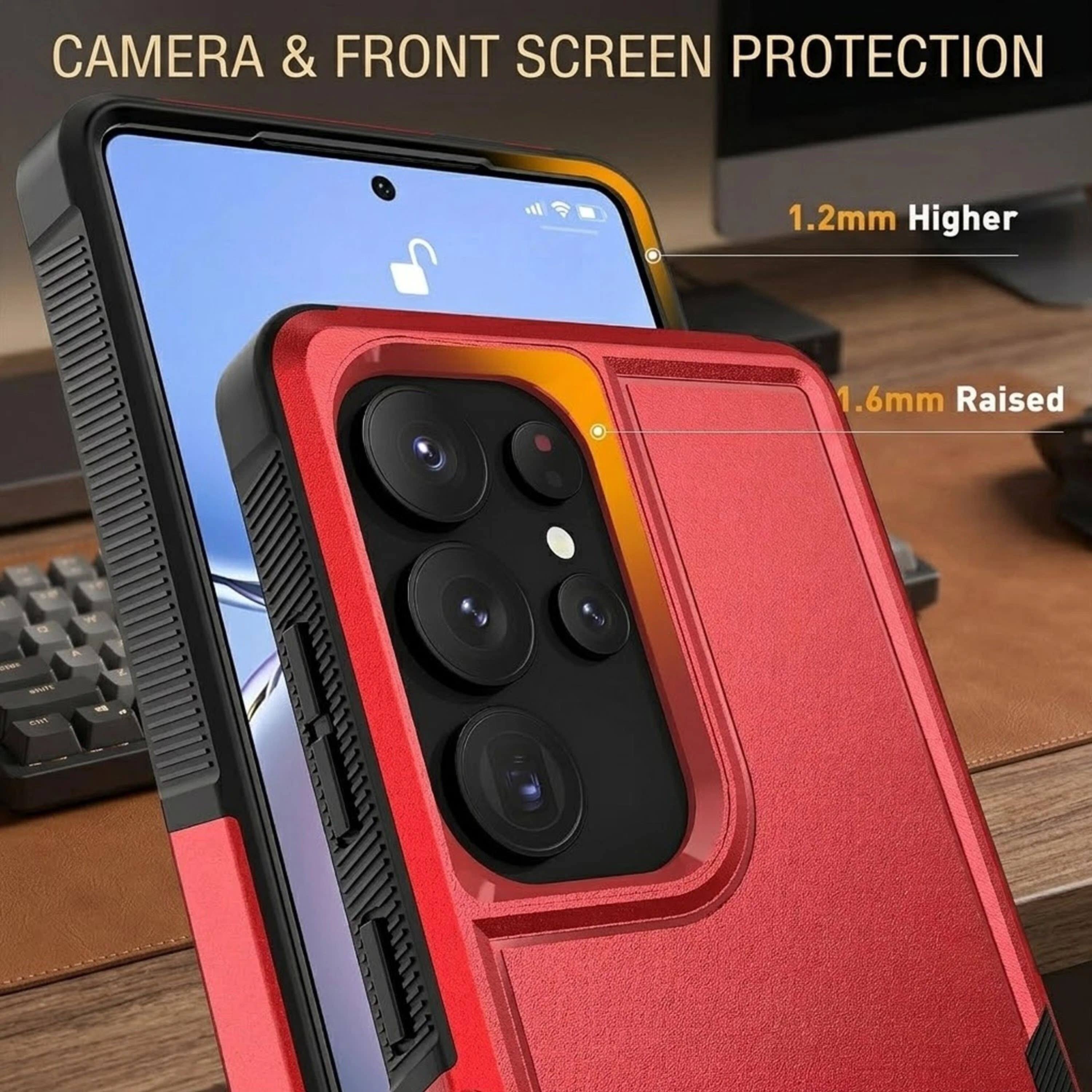 CAMERA & FRONT SCREEN PROTECTION

1.2mm Higher

1.6mm Raised