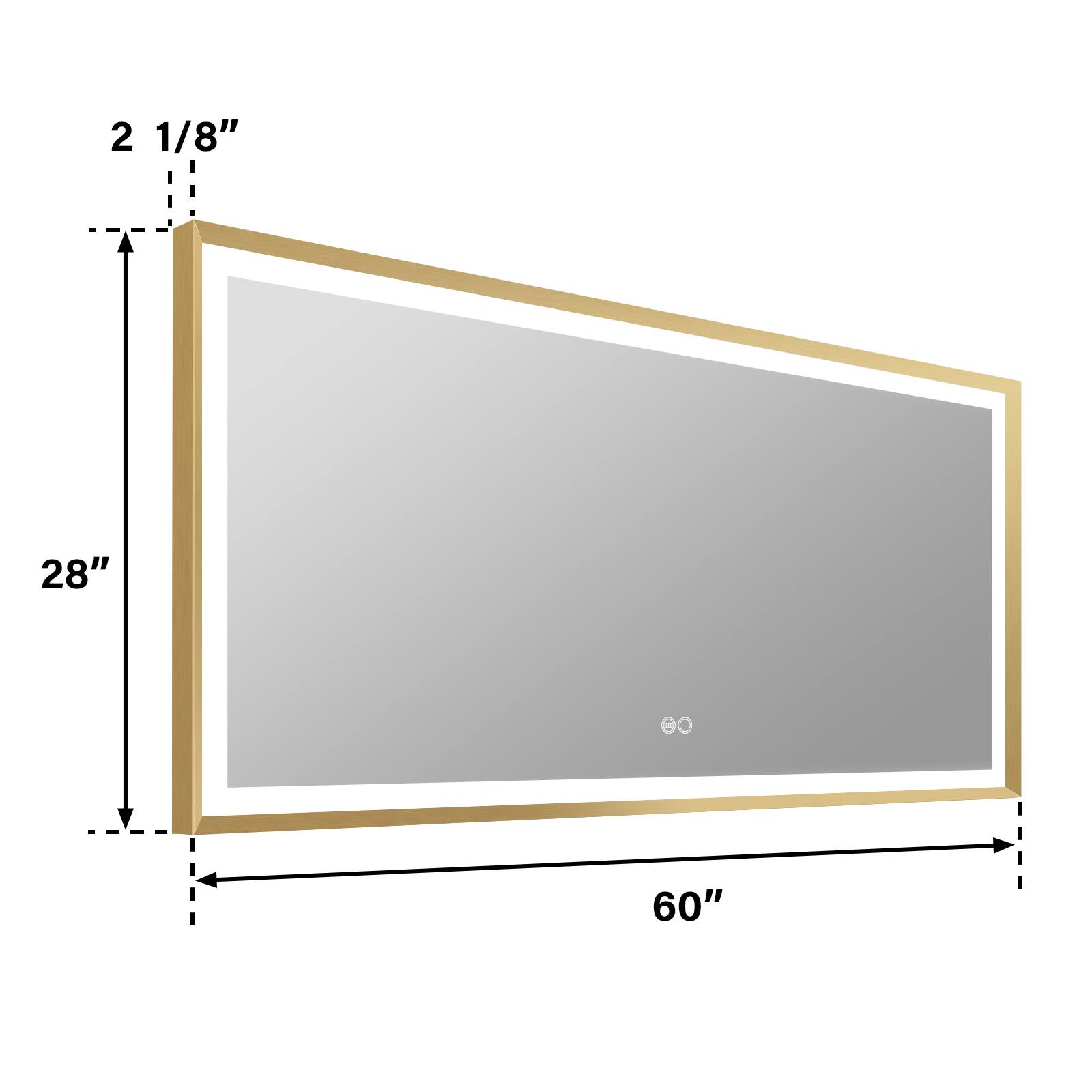 2 1/8" 28" 60"