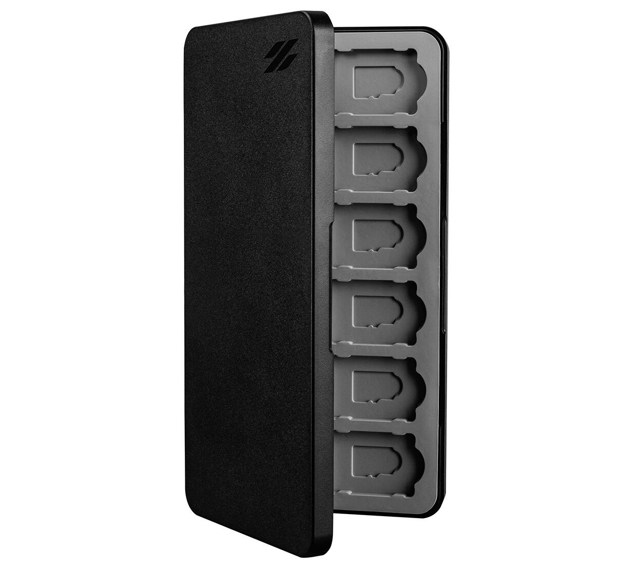 Alt View 1. NEXT - Game Vault Case for Nintendo Switch 2 and Switch - Black.