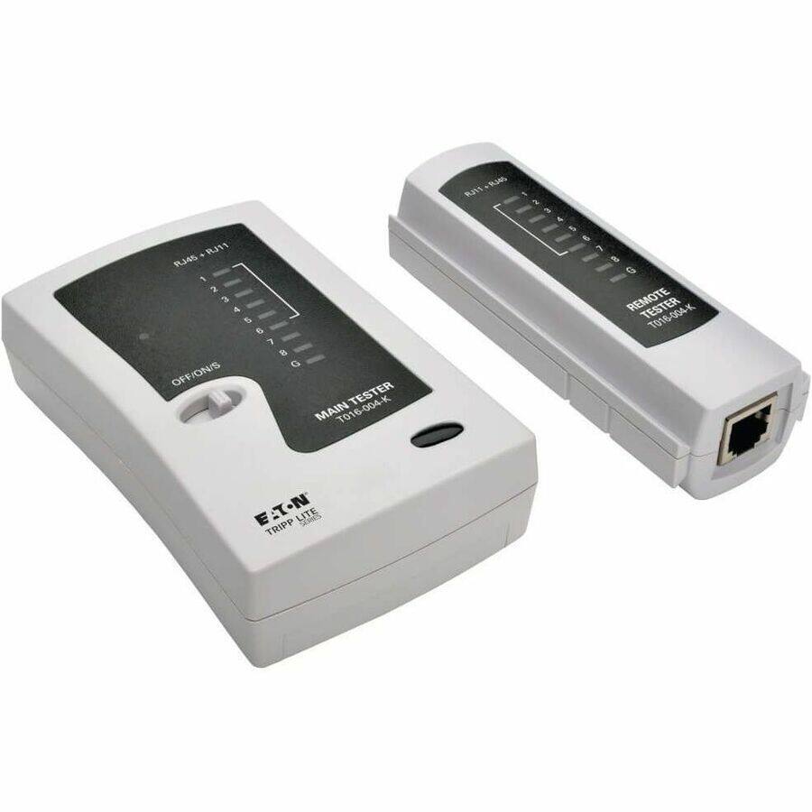 4.I - PJ1 RJ45 - NV~ OFF/ION/S TESTER K MAIN TO1 T016-004 RA4 RI - - - - - 7 - E a G REMOTE TESTER T016-004-K E.T-N TRIPP LITE

REMOTE TESTER T016-004-K

MA16-004-K

REMOTE TESTER T016-004-K

E-T-N TRIPP LITE