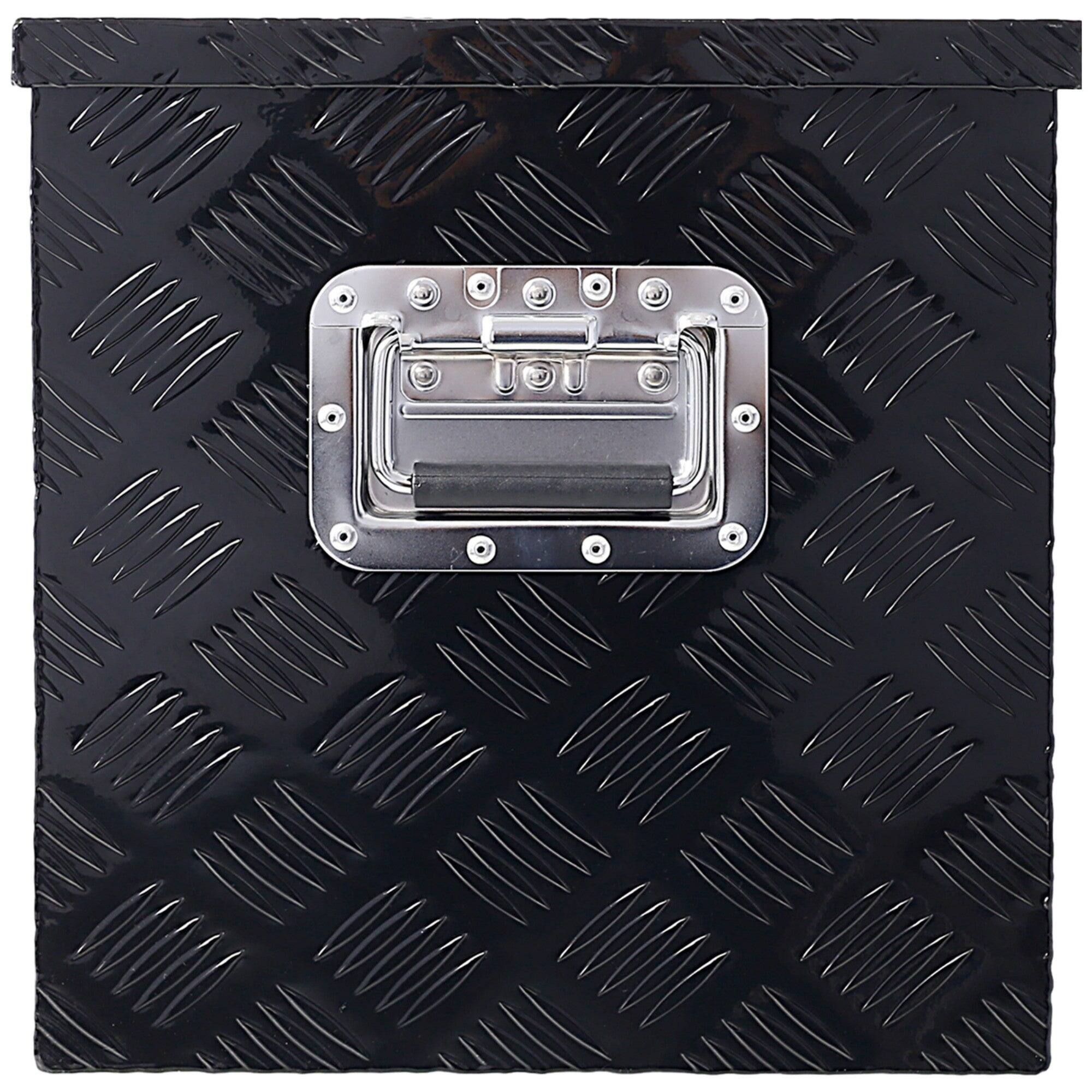 Alt View 4. Boyel Living - Black 48x15x15-Inch Aluminum Heavy-Duty Truck Bed Underbody Tool Box.