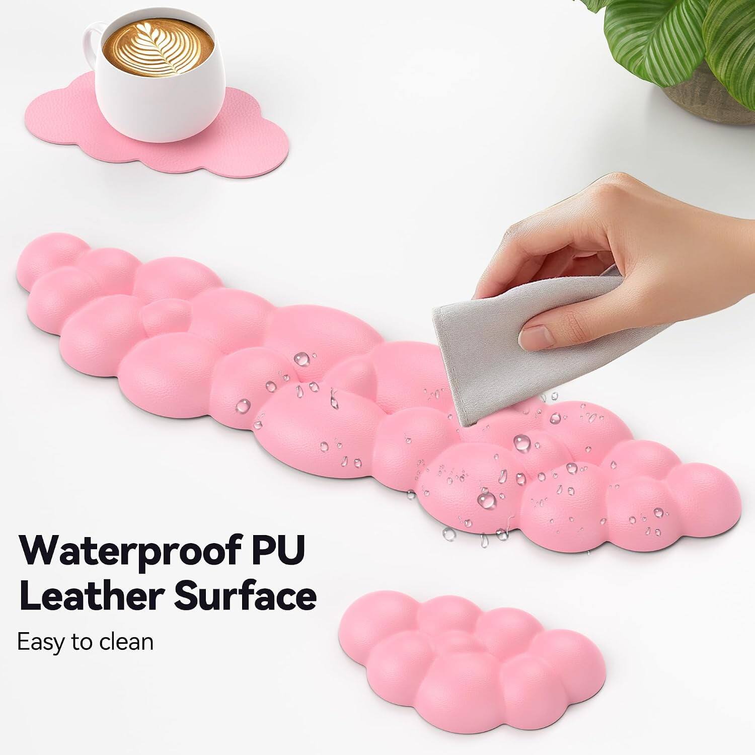 Waterproof PU Leather Surface  
Easy to clean