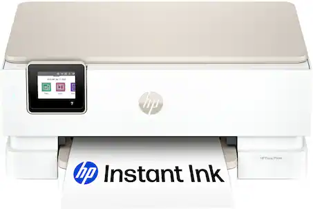 HP - Envy Photo 7275 Wireless AI-Enabled All-in-One Inkjet Printer w/ 3 Months Instant Ink - White