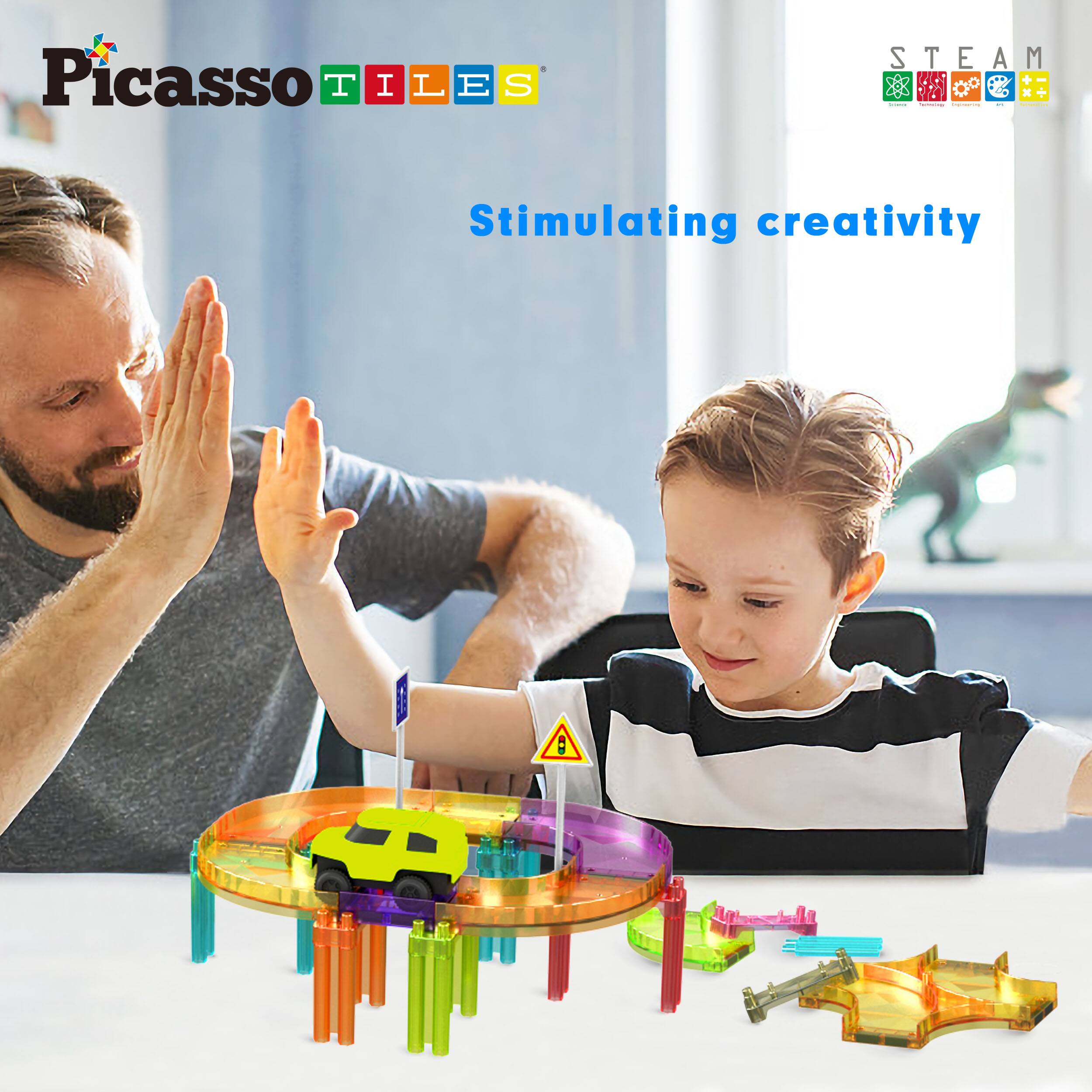Picasso Tiles  
Stimulating creativity  
STEAM