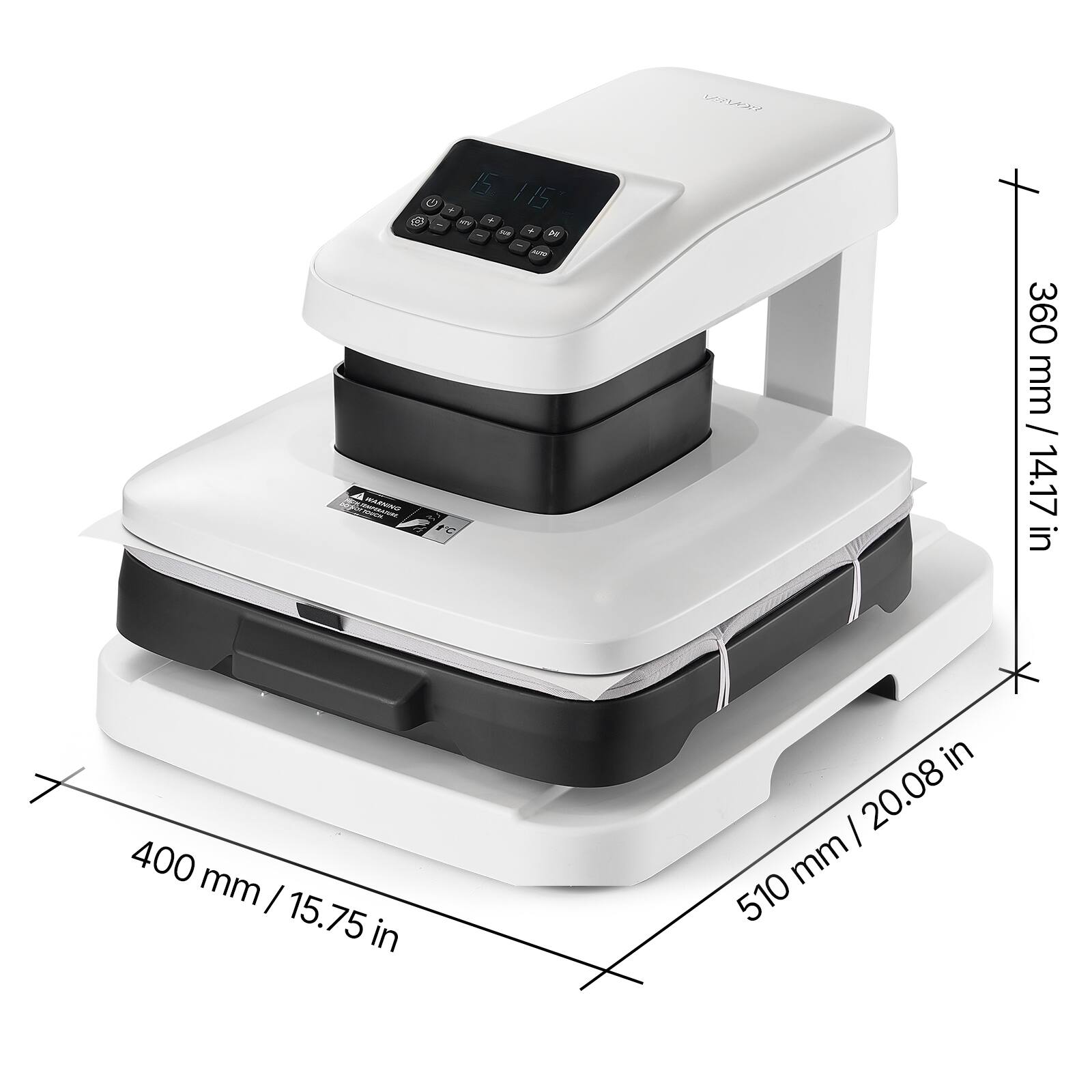 W 1 & 15 / F - - - . . GUO 360 mm / 14.17 in 400 mm / 15.75 in 510 mm / 20.08 in
