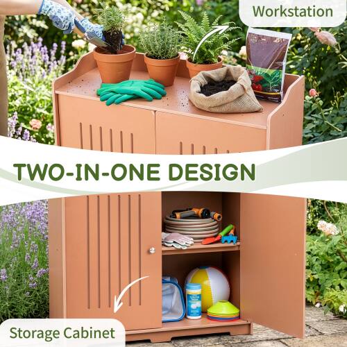 Workstation TWO-IN-ONE DESIGN Storage Cabinet