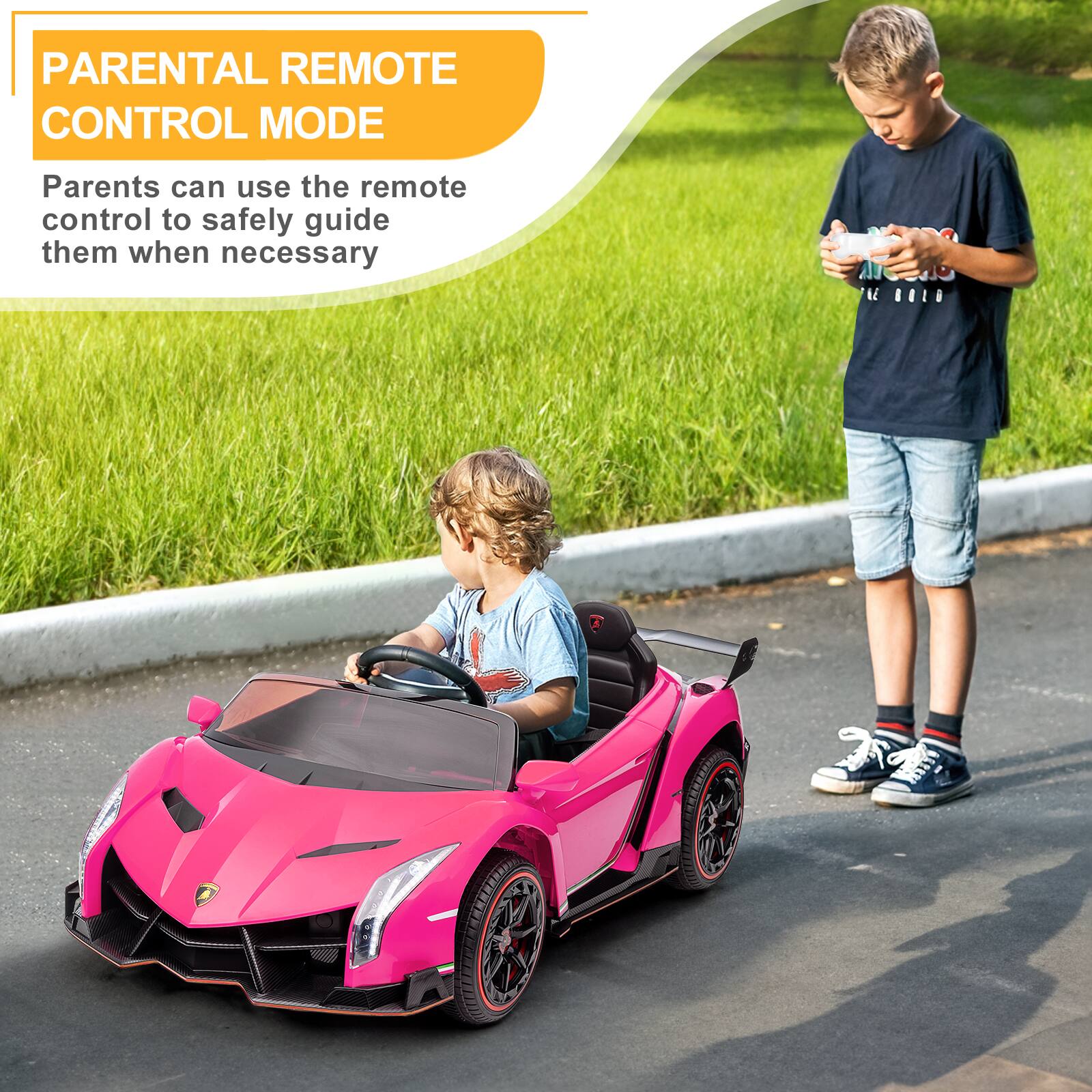 PARENTAL REMOTE CONTROL MODE  
Parents can use the remote control to safely guide them when necessary