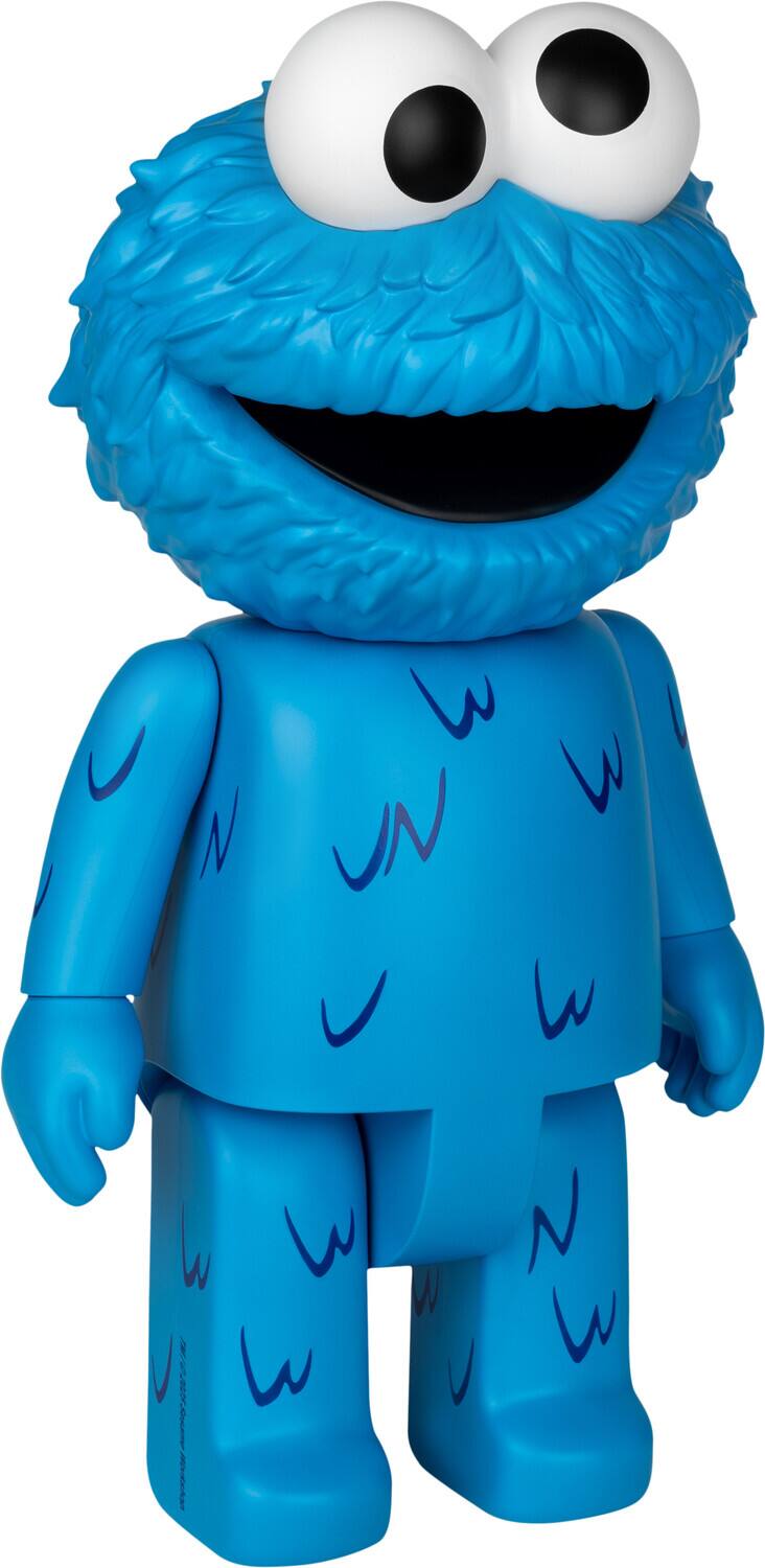 Alt View 1. Beast - Beast Kingdom - Sesame Street - Syaking-Bang!! - Cookie Monster Bank Figure   - COLLECTIBLES - Multicolor.