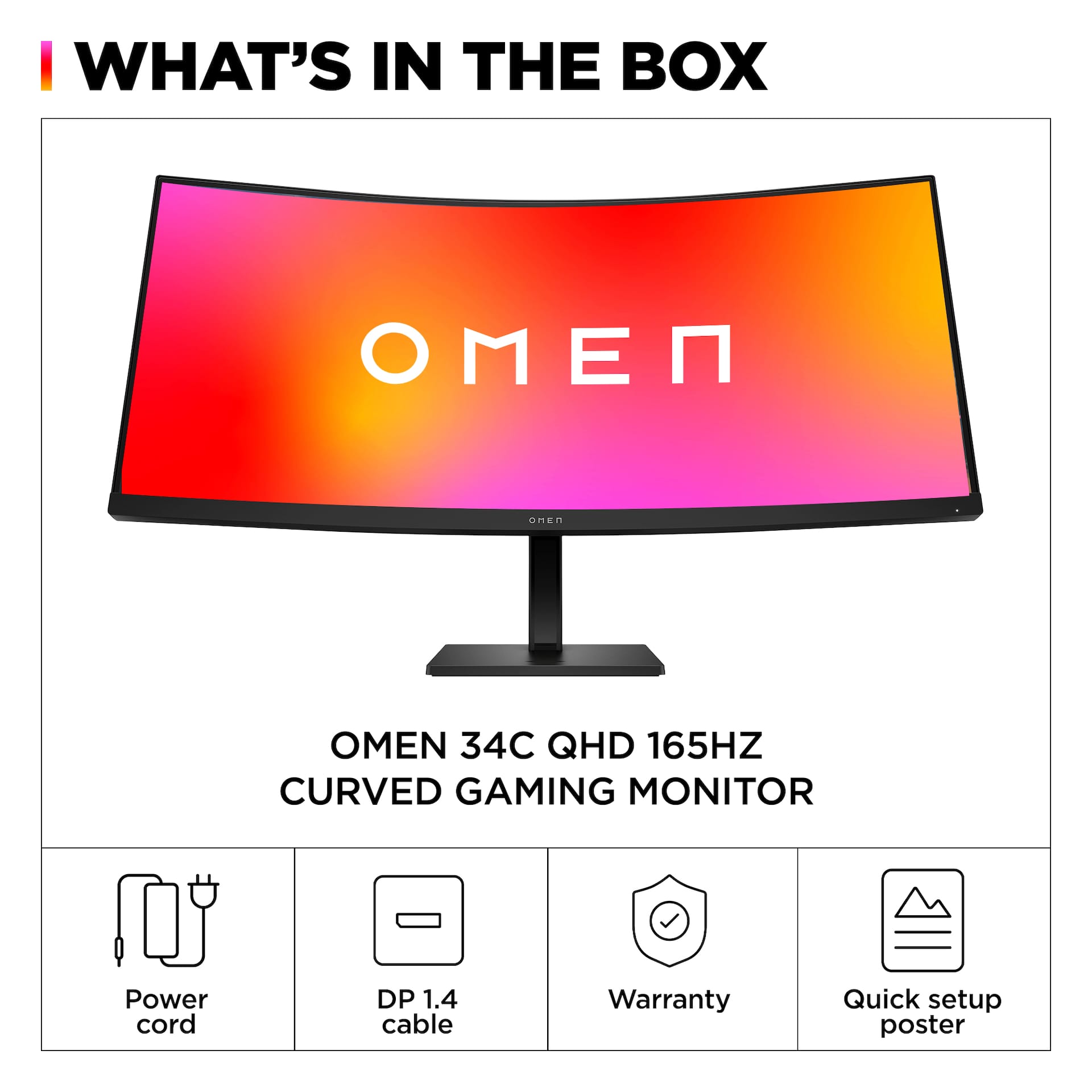 HP OMEN 34c Curved Gaming Monitor