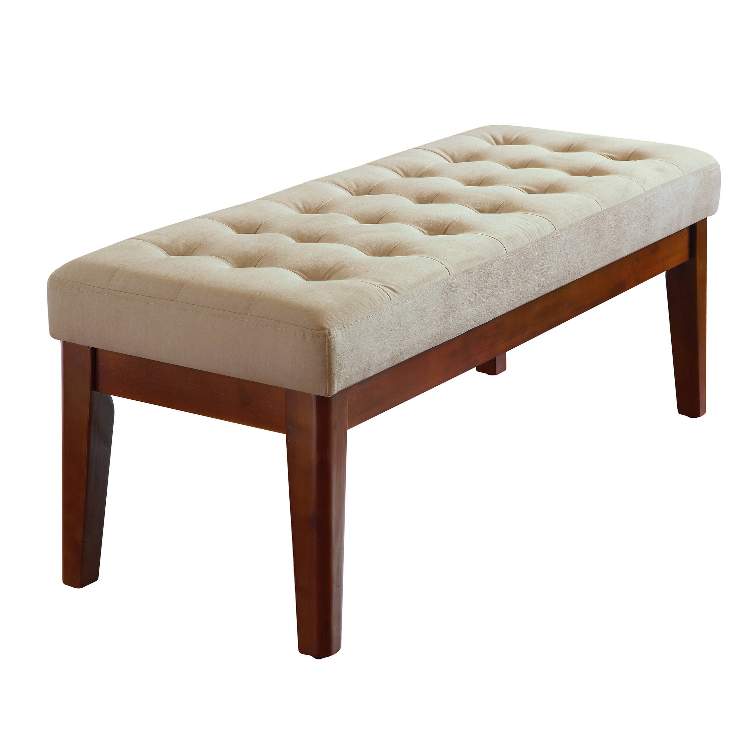 Alt View 11. Elle Decor - Mid-Century Claire Bench - Truffle Gray.