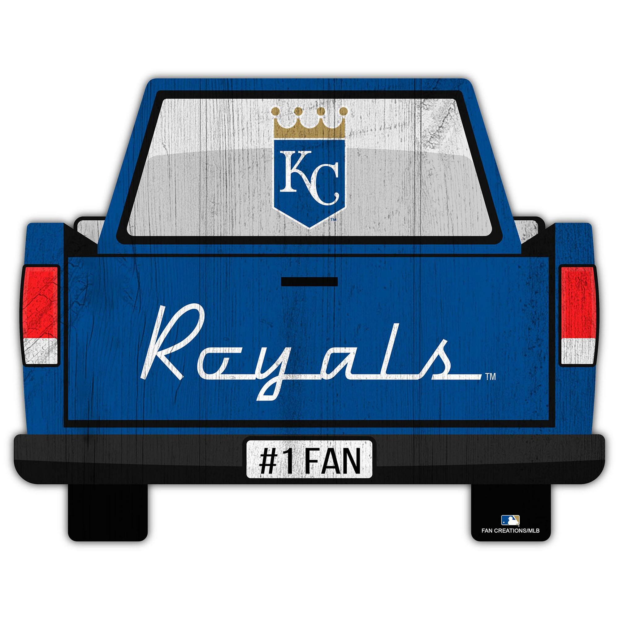 Kansas City Royals 12'' x 12'' Truck Back D-cor