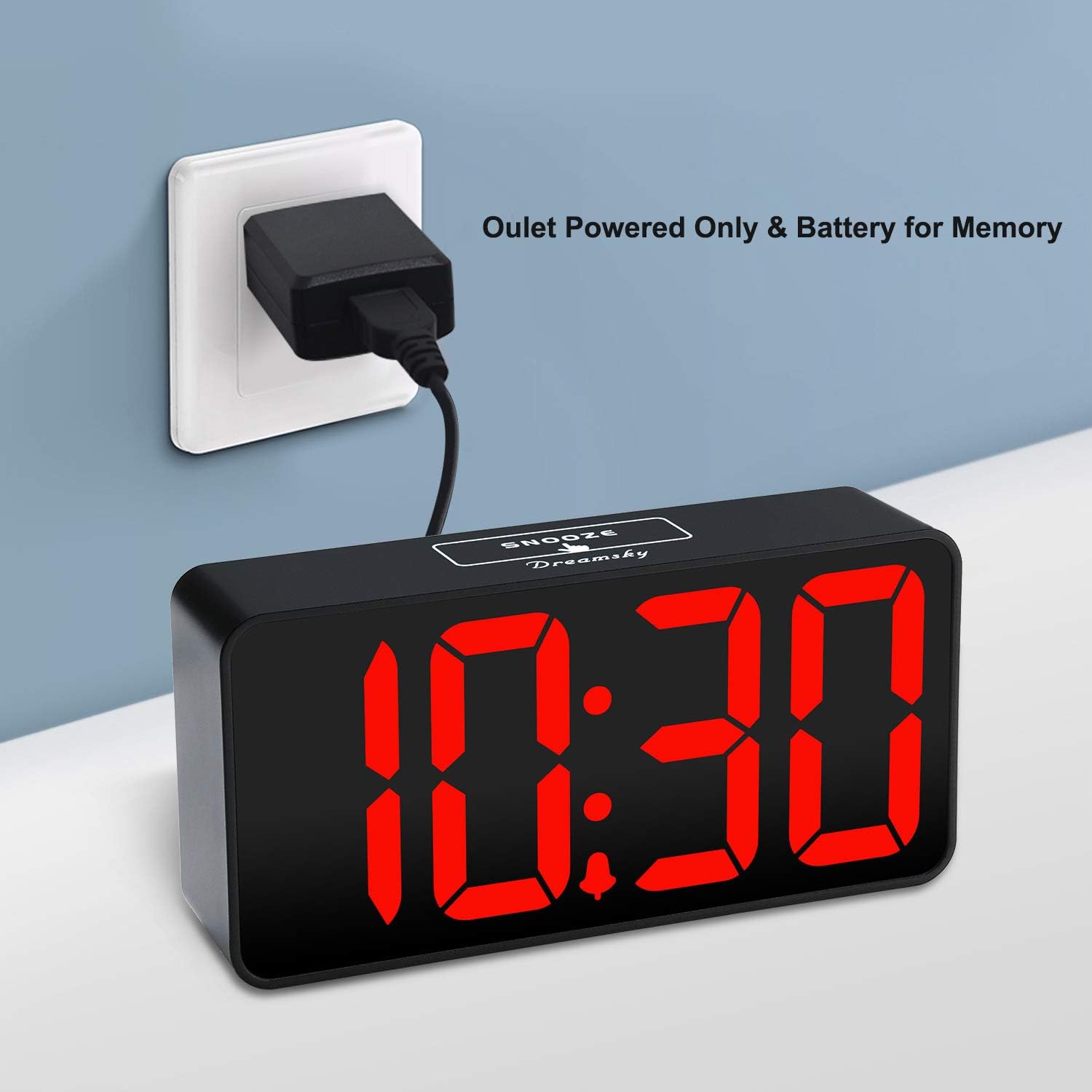 Outlet Powered Only & Battery for Memory  
SHOOKS DreamSky 1030