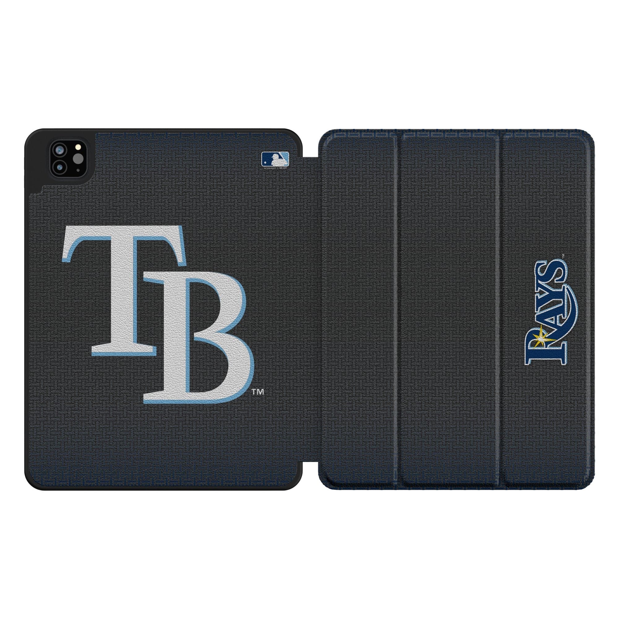 Keyscaper - Tampa Bay Rays iPad Case - 5/6 Gen 12.9in Pro - Black