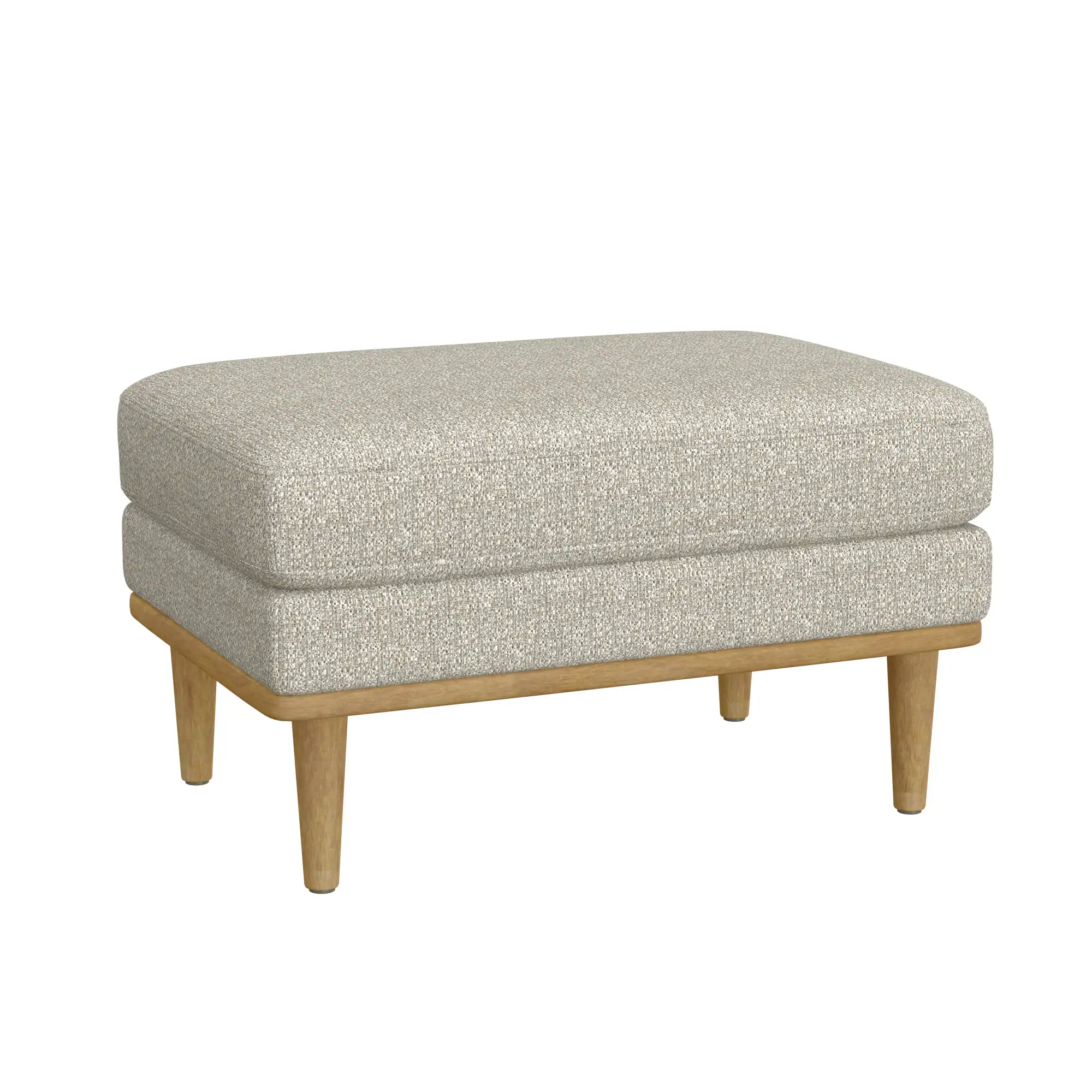 Front. Tiramisubest - Tan Chair Ottoman - Tan.