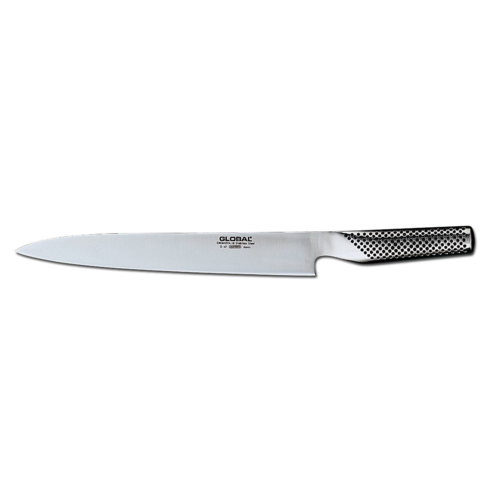 Global - 10-Inch Two Sided Sashimi Slicer - Silver