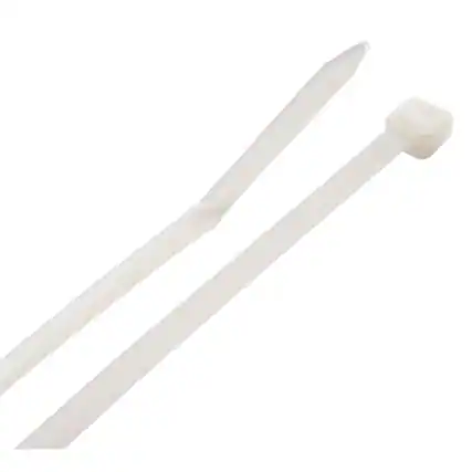 Front. Steel Grip - Steel Grip 11 in. L White Cable Tie 100 pk.