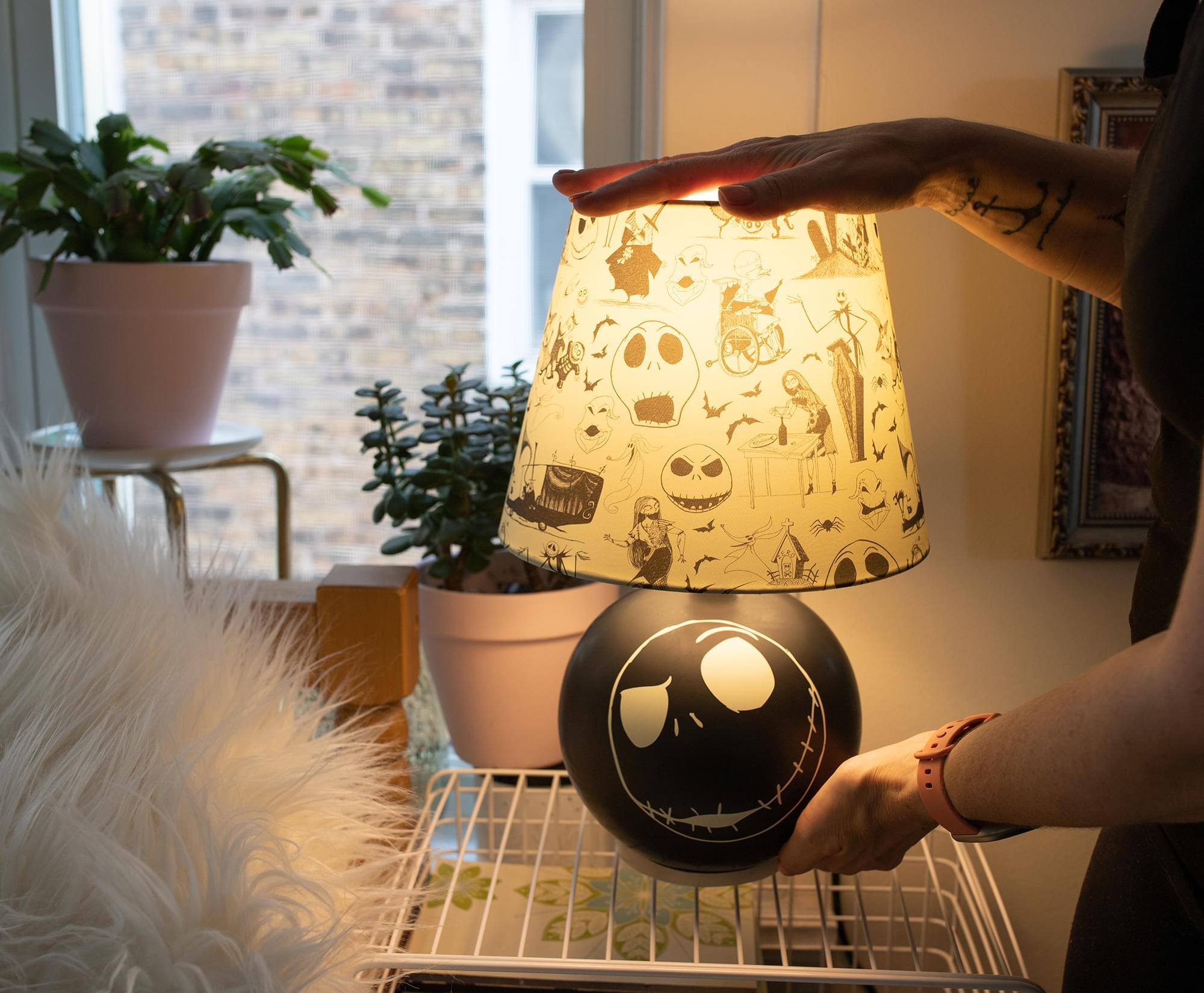 Alt View 10. Disney - Disney The Nightmare Before Christmas Jack Skellington Table Lamp | 14 Inches - Black.