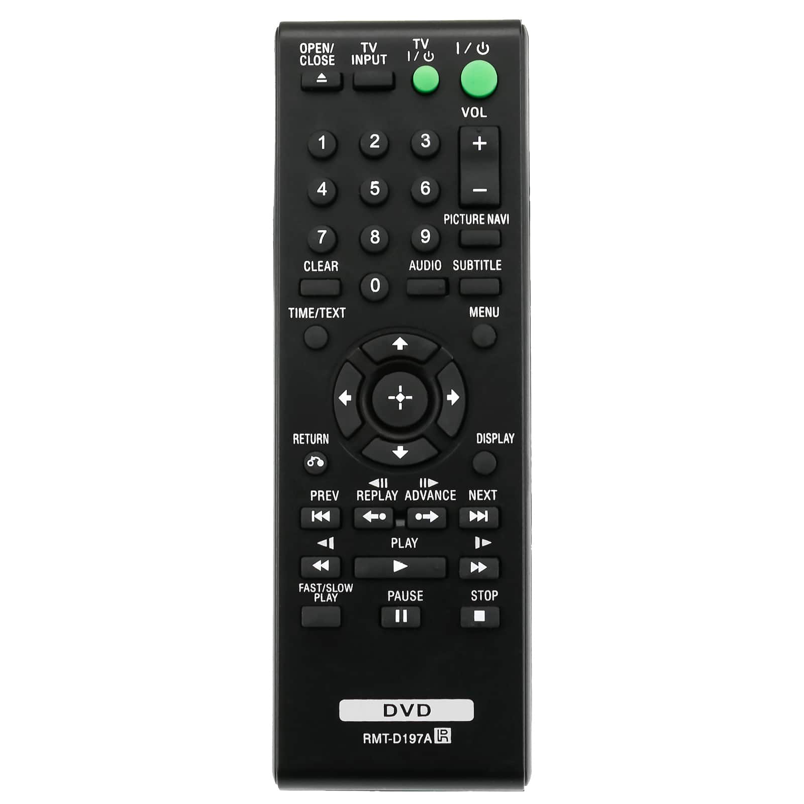 ALLIMITY - Replacement Remote Control RMT-D197A, Fit for Sony DVD Player DVP-SR510H DVP-SR101P DVP-SR210P DVP-SR310P DVP-SR405P - Black price history on PriceWatchPro