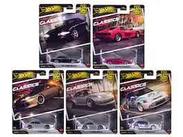 "Modern Classics" 5 piece Set "Car Culture 10th Anniversary" 2026 Series S Diecast Model Cars by Hot Wheels