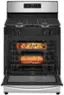 Angle. Whirlpool - 5.1 Cu. Ft. Freestanding Gas Range with Broiler Drawer - Stainless Steel.