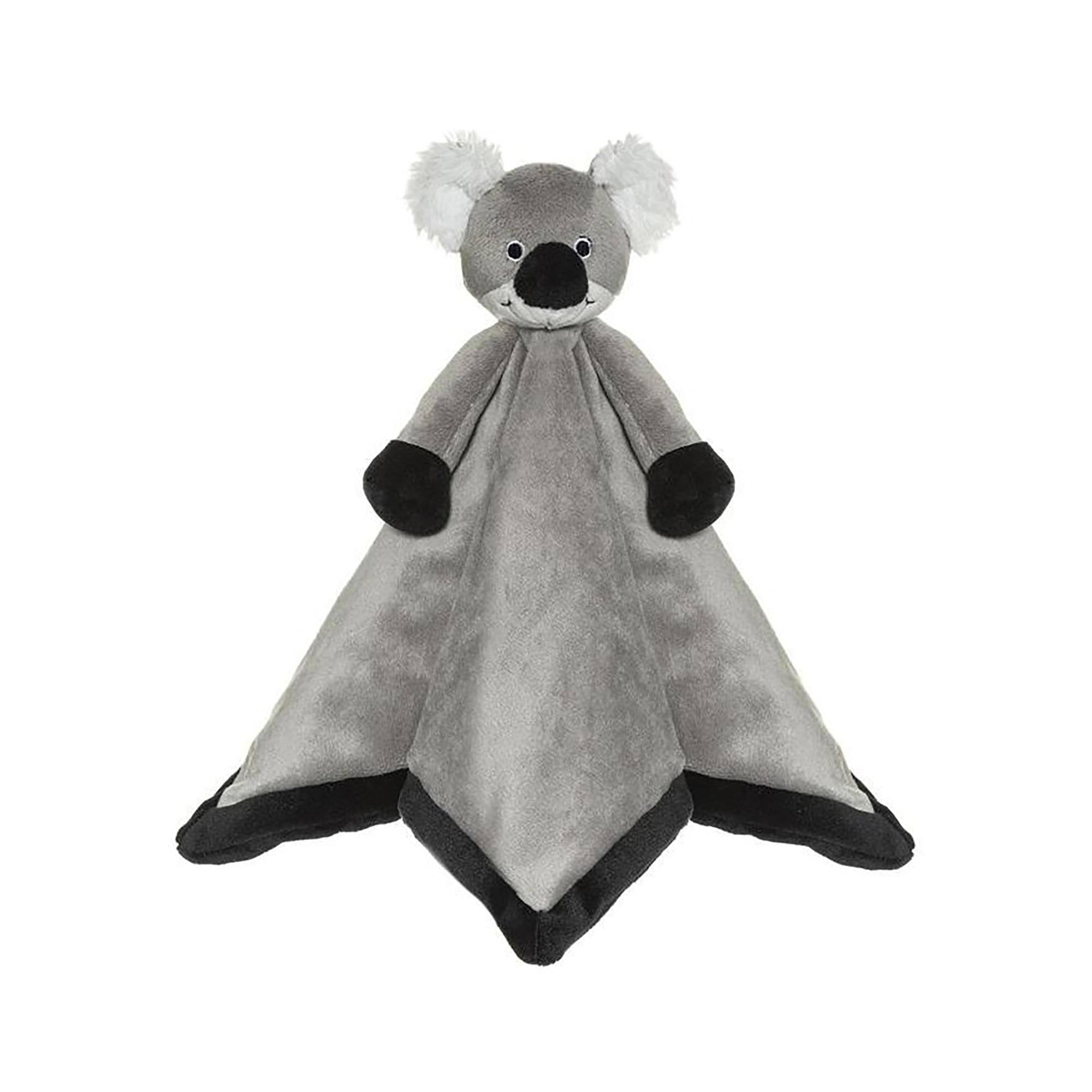 Front. TriAction Toys - Teddykompaniet Diinglisar Collection 11 Inch Plush Animal Blanket | Koala - Grey.
