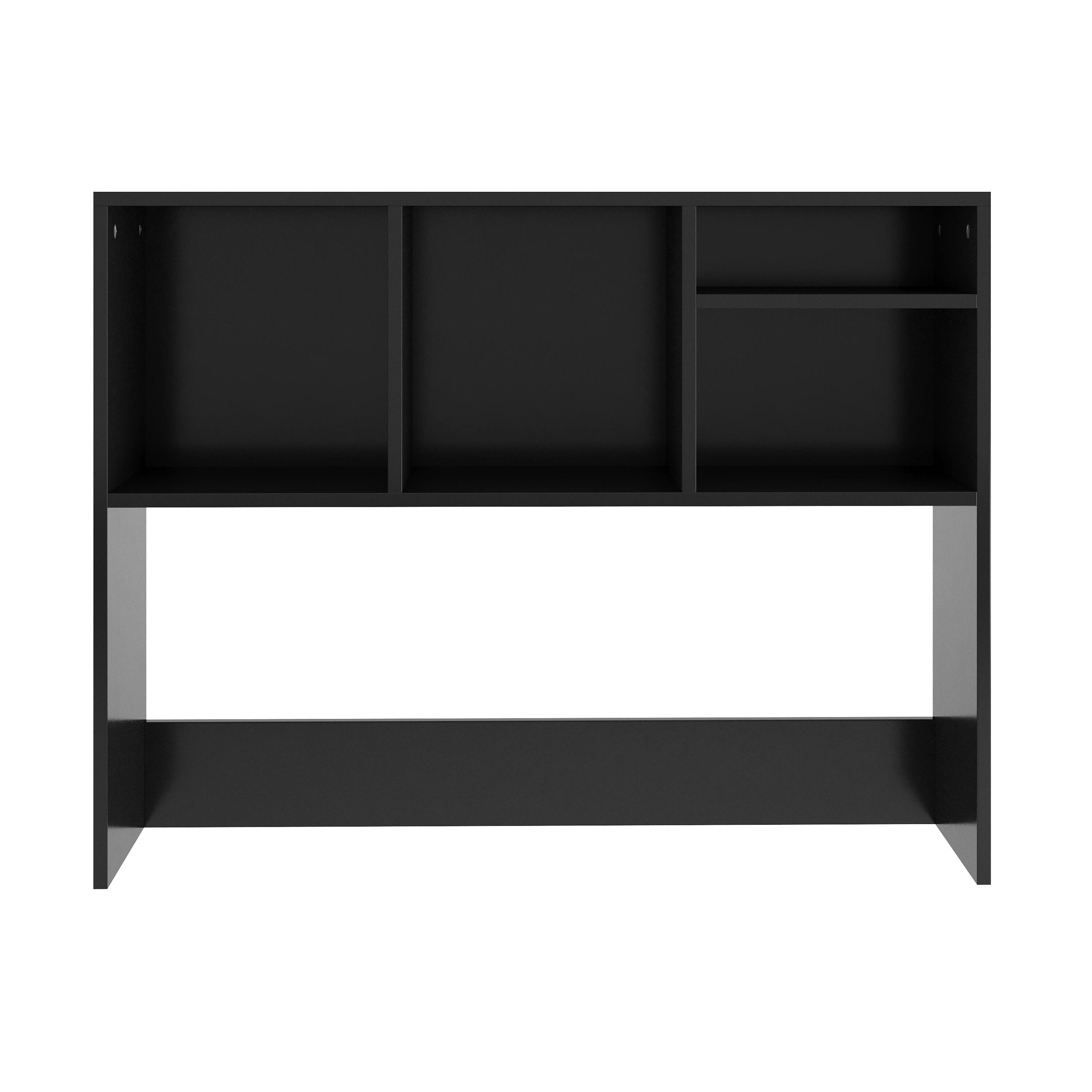 Alt View 7. Emma + Oliver - Freesia Cubby Organizer Shelf for Desktop with Multiple Cubbies - Black.