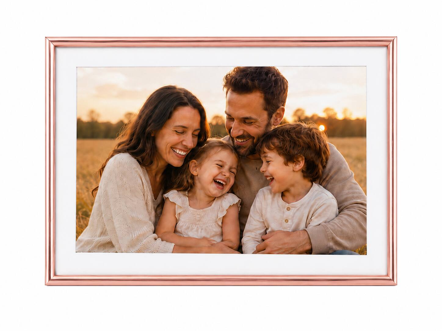 "ELIME - 15.6"" WiFi Digital Picture Frame with Frameo App, 1920x1080 Full HD Touchscreen, 32GB - Rose Gold" price history on PriceWatchPro