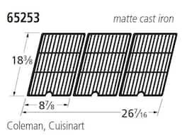 Music City Metals - MCM656525335 GRID, CI, 18.375 X 26.4375