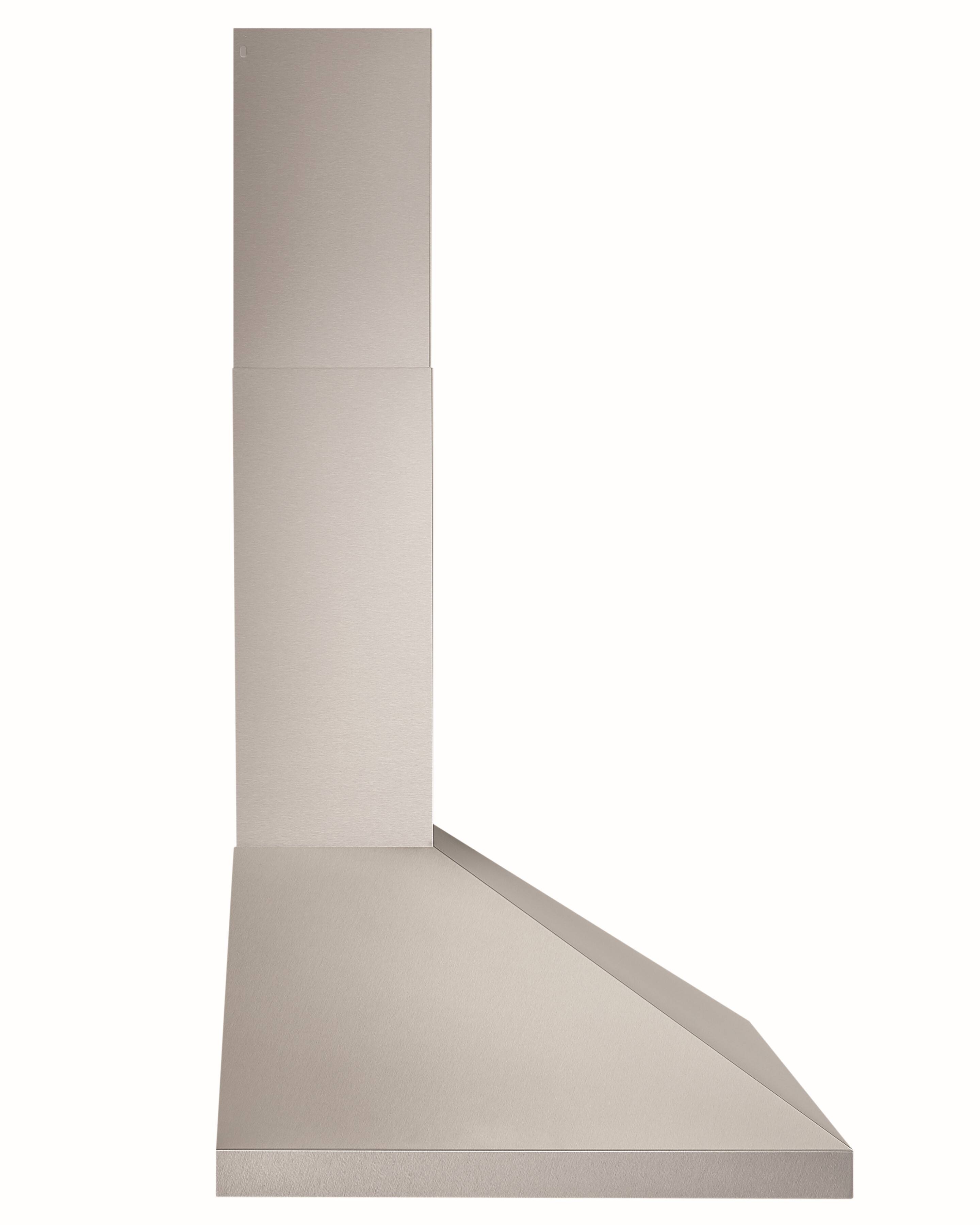 Alt View 5. Broan - Broan® Elite EW48 Series 30-Inch Pyramidal Chimney Range Hood, 460 Max Blower CFM - Stainless Steel.