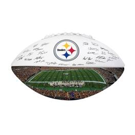 Logo Brands - Pittsburgh Steelers 2025 Autograph Signature Football - Black