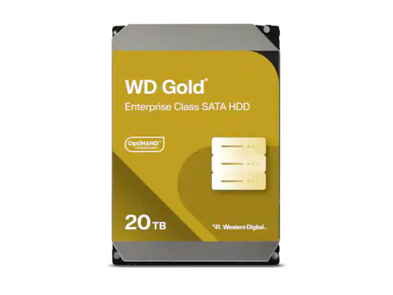 WD Gold
Enterprise Class SATA HDD
OptiNAND™ Technology
20 TB
Western Digital